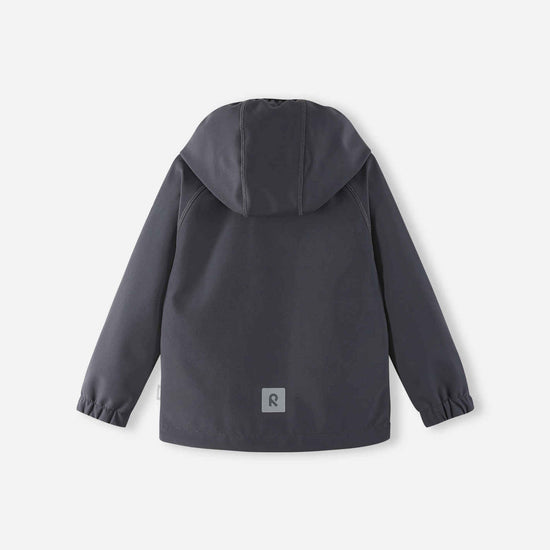 Reima Vantti Kids' Softshell Jacket – Soft Black