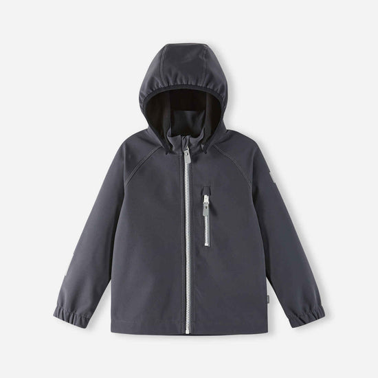 Reima Vantti Kids' Softshell Jacket – Soft Black