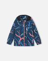 Chaqueta softshell Reima Vantti para niños, color azul marino – Foto del producto (parte delantera)