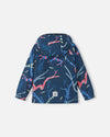 Chaqueta softshell Reima Vantti para niños, color azul marino – Imagen del producto (parte trasera)