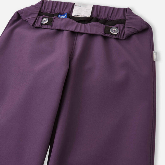 Reima Oikotie Softshell Pants for Kids – Deep Purple