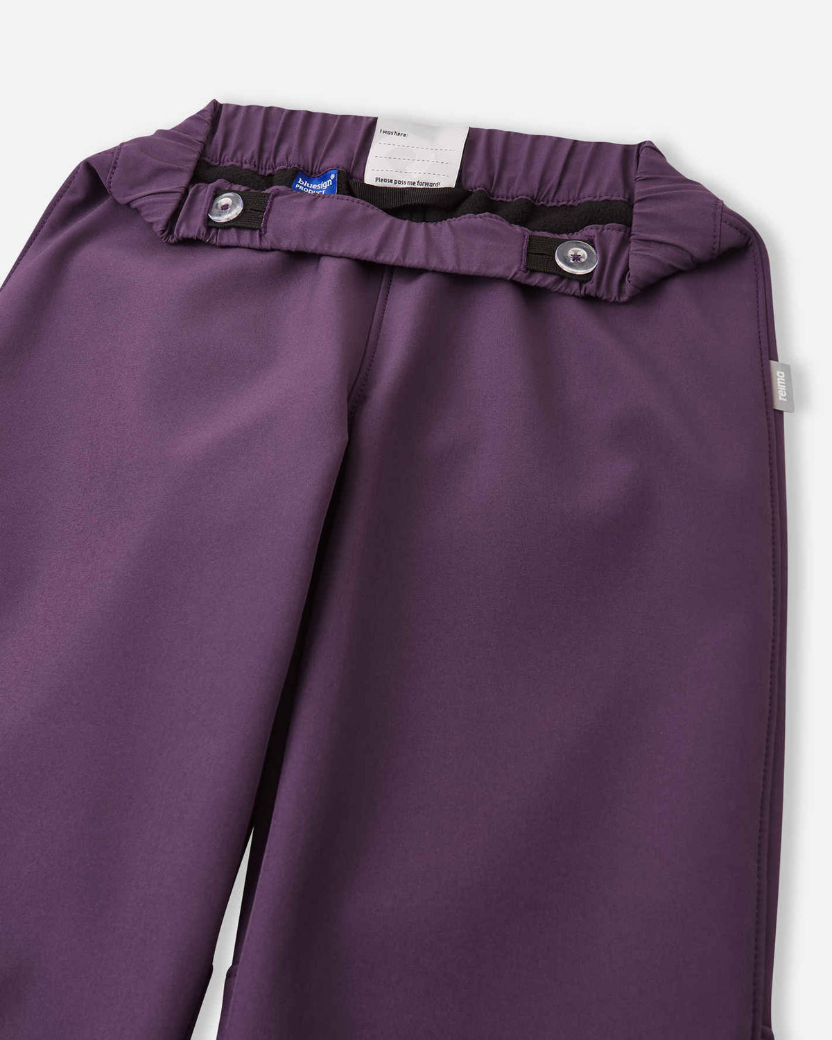 Reima Oikotie Softshell Pants for Kids – Deep Purple