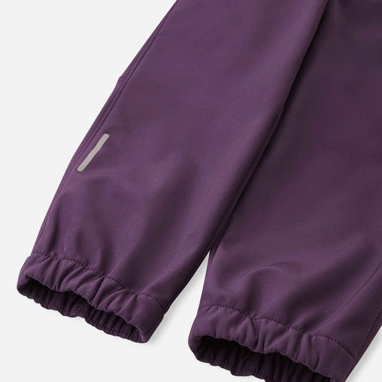 Reima Oikotie Softshell Pants for Kids – Deep Purple
