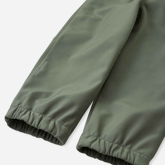 Reima Oikotie Softshell Pants for Kids – Greyish Green