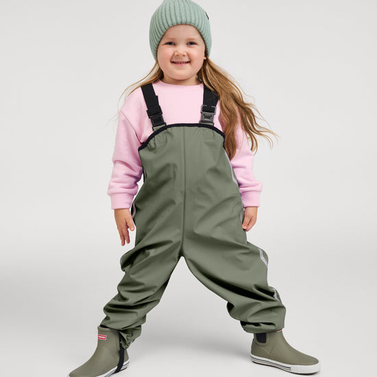 Pantalones impermeables Reima Lammikko para niños – Verde grisáceo