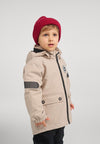 Chaqueta de entretiempo Reima Symppis ReimaTec para niños, color beige tierra – Foto de estudio