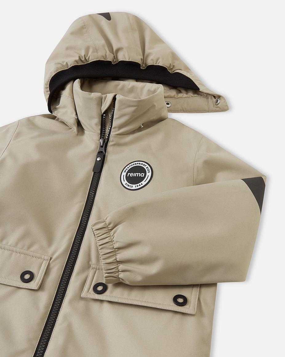 Chaqueta de entretiempo Reima Symppis ReimaTec para niños, color Earthy Beige – Detalles del producto