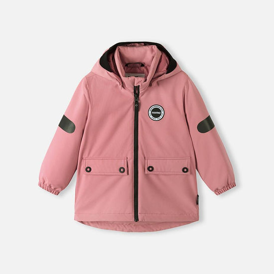 Chaqueta de entretiempo Reima Symppis ReimaTec para niños, color rosa palo – Foto del producto (parte delantera)