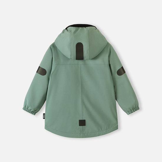 Chaqueta de entretiempo Reima Symppis ReimaTec para niños, color Stone Green – Foto del producto (parte trasera) 2