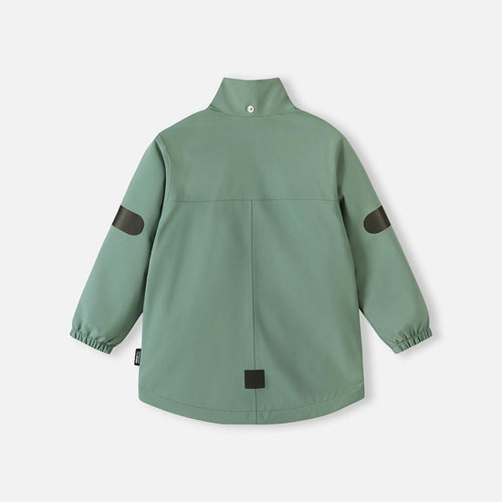 Chaqueta de entretiempo Reima Symppis ReimaTec para niños, color Stone Green – Vista lateral del packshot 3