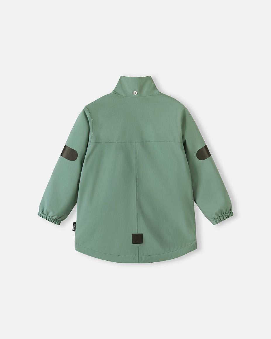 Chaqueta de entretiempo Reima Symppis ReimaTec para niños, color Stone Green – Vista lateral del packshot 3