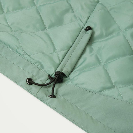 Chaqueta de entretiempo Reima Symppis ReimaTec para niños, color Stone Green – Detalle del tejido