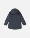 Chaqueta de entretiempo Reima Symppis ReimaTec para niños, color negro suave – Foto de producto (parte trasera) 2