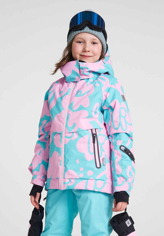 Reima Posio ReimaTec Skijacke Kinder in Light Heather – Vorderansicht