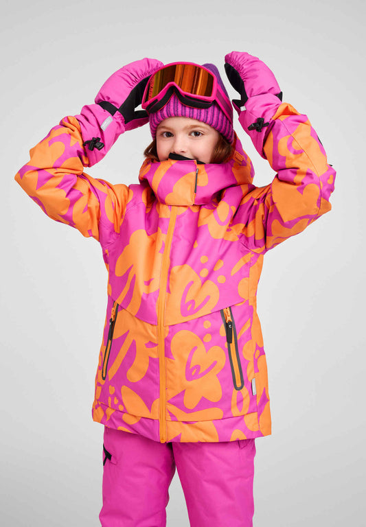 Reima Posio ReimaTec Skijacke Kinder in Fucshia – Vorderansicht