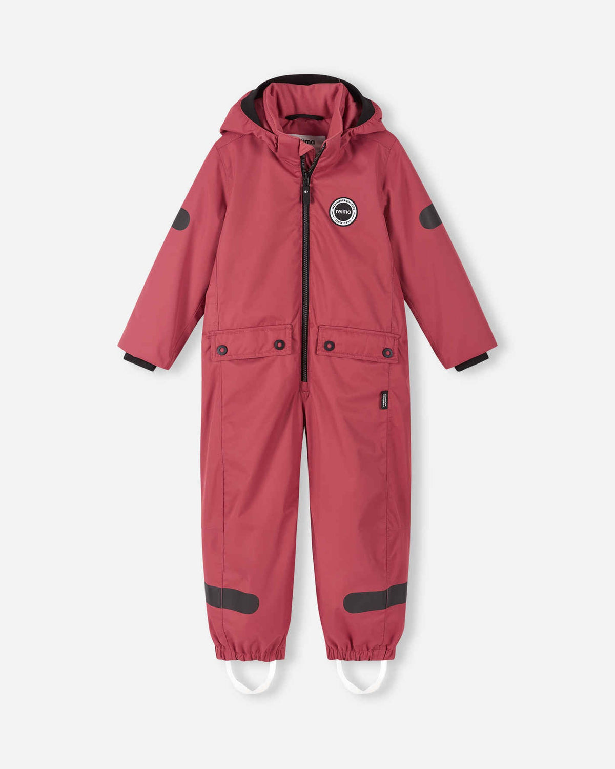 Mono de entretiempo Reima Sevetti ReimaTec para niños, color Red Clay – Foto del producto (parte delantera)