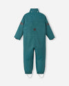Mono de entretiempo Reima Sevetti ReimaTec para niños, color verde azulado oscuro – Foto de producto: detalle de la capucha