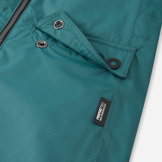 Mono de entretiempo Reima Sevetti ReimaTec para niños, color verde azulado oscuro – Detalles del producto: bolsillos