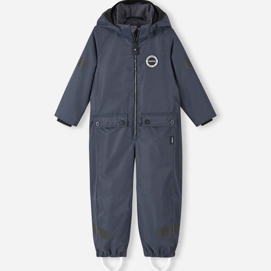 Mono de entretiempo Reima Sevetti ReimaTec para niños, color negro suave – Foto del producto (parte delantera)