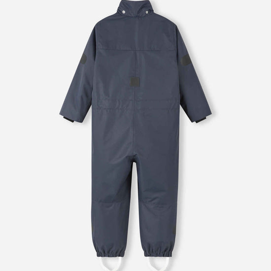 Mono de entretiempo Reima Sevetti ReimaTec para niños, color negro suave – Detalle de la capucha en la foto de producto