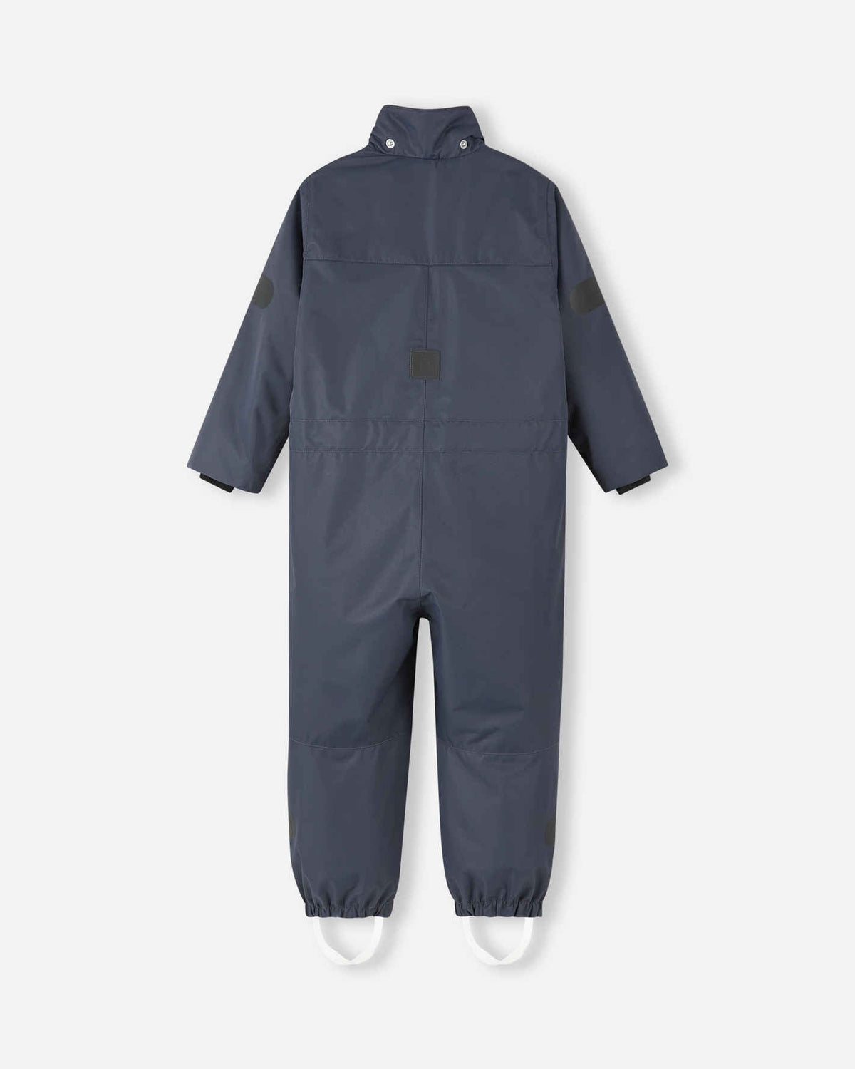 Mono de entretiempo Reima Sevetti ReimaTec para niños, color negro suave – Detalle de la capucha en la foto de producto