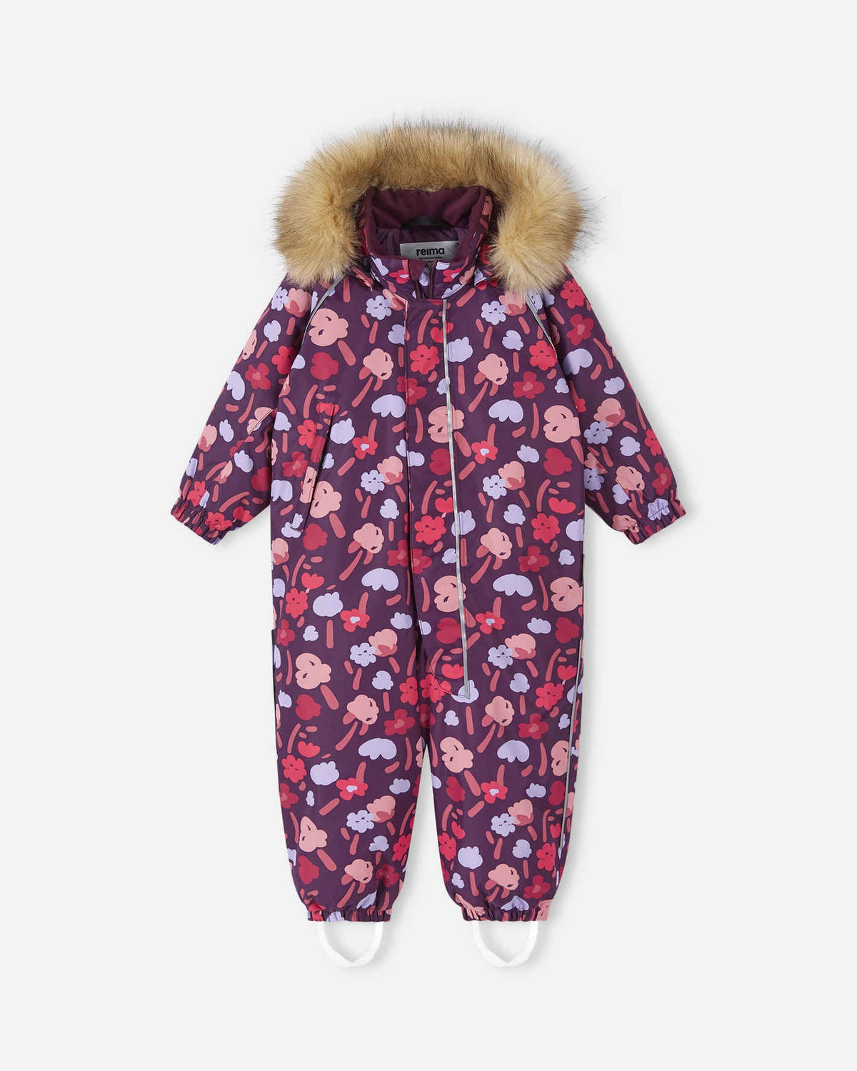 Reima Lappi 5100129C – Deep Purple AOP - Blumen – Ansicht 1