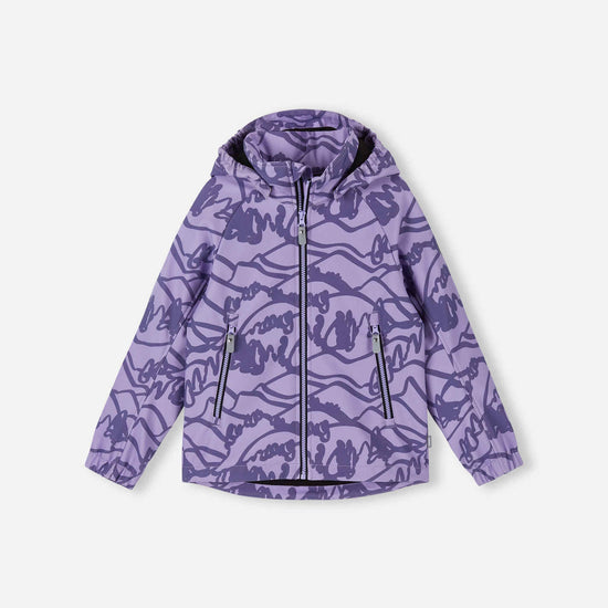 Reima Aitoo Kids' Softshell Jacket in Blooming Lilac – Product Shot