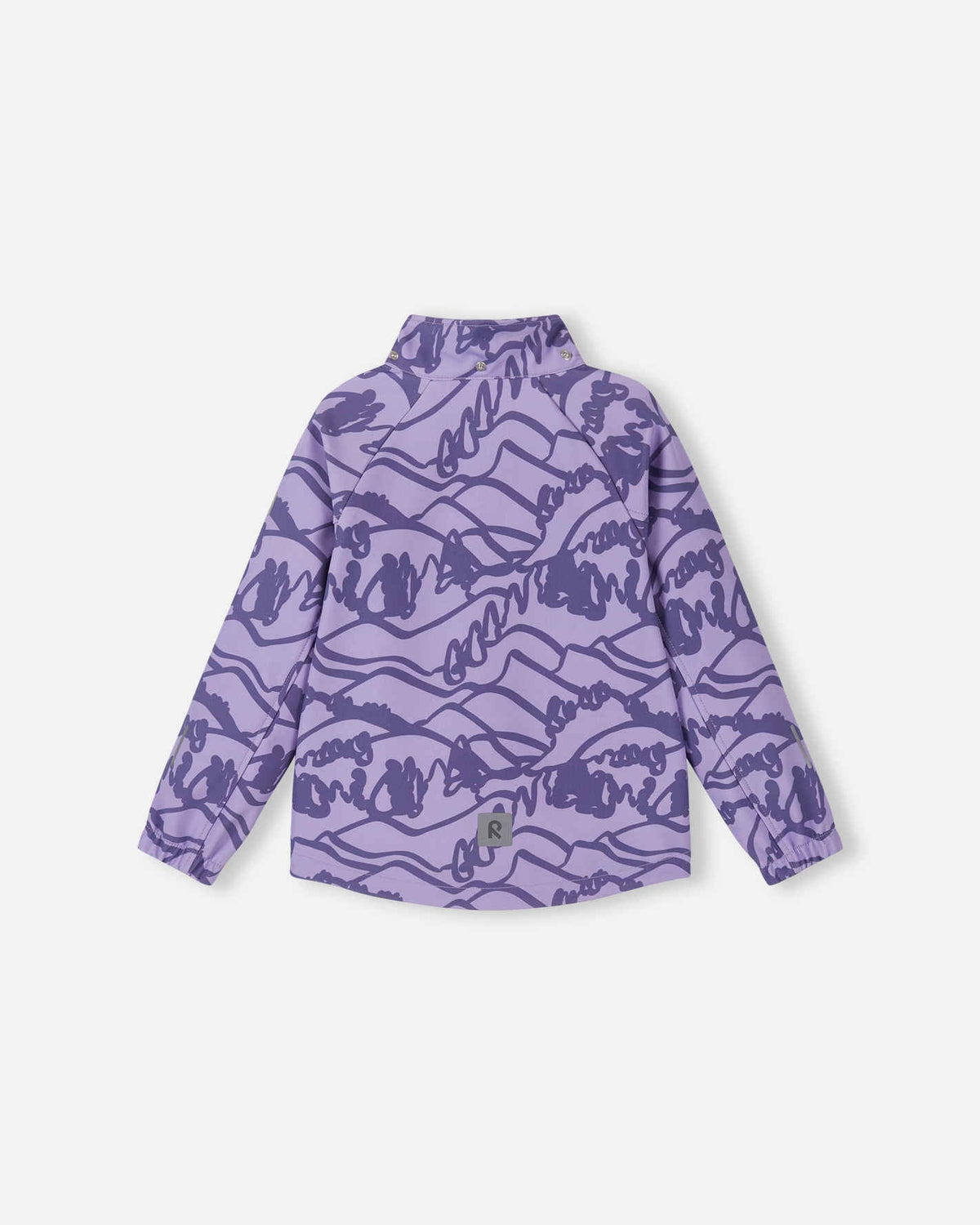 Reima Aitoo Kids' Softshell Jacket in Blooming Lilac – Product Shot