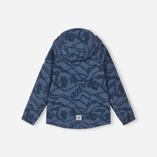 Reima Aitoo Kids' Softshell Jacket in Navy – Product Shot