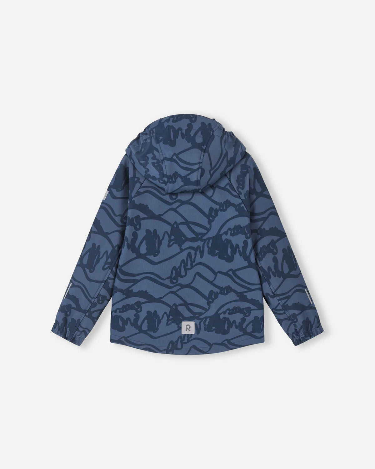 Reima Aitoo Kids' Softshell Jacket in Navy – Product Shot