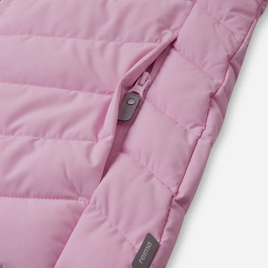Giacca leggera isolante Reima Uumaja per bambini Light Heather – Dettaglio del tessuto 1
