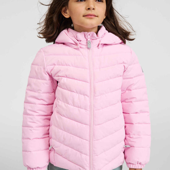 Giacca leggera isolante Reima Uumaja per bambini, modello Light Heather – Foto in studio 1