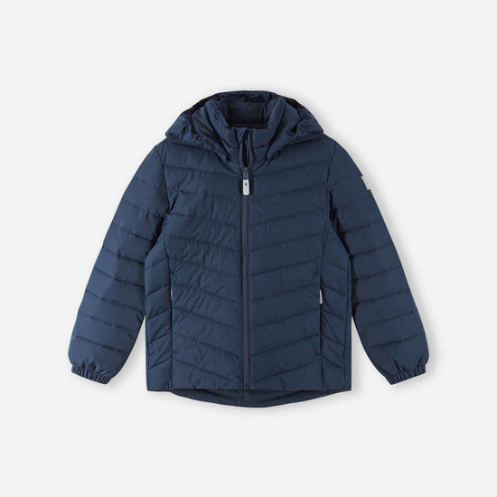 Giacca leggera isolante Reima Uumaja per bambini, blu navy – Foto del prodotto, parte anteriore 1