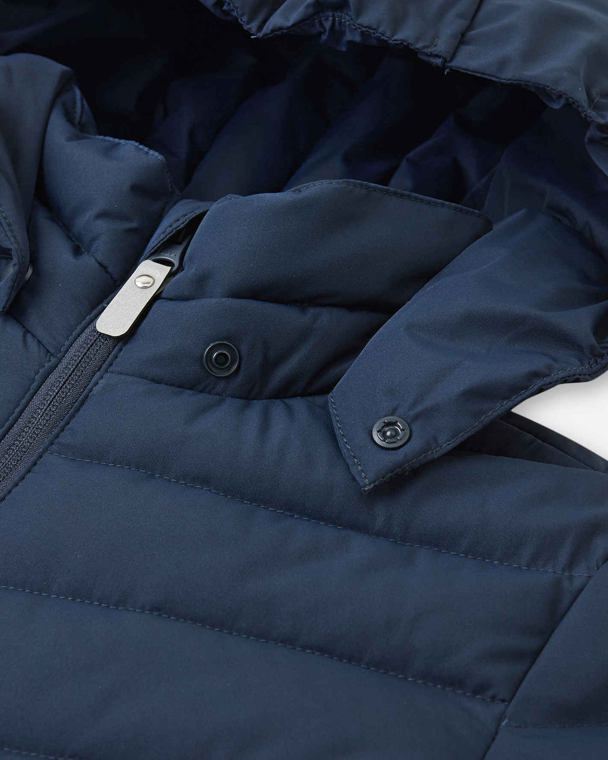 Giacca leggera isolante Reima Uumaja per bambini, blu navy – Dettaglio del tessuto 1