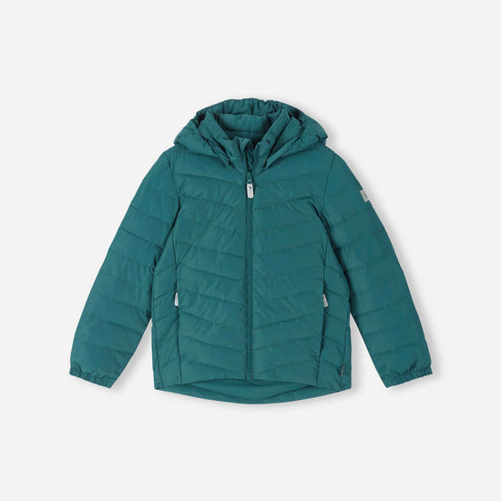 Giacca leggera isolante Reima Uumaja per bambini, colore Dark Teal – Foto del prodotto (fronte) 1