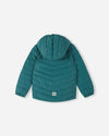Giacca leggera isolante Reima Uumaja per bambini, colore Dark Teal – Foto del prodotto (retro) 2
