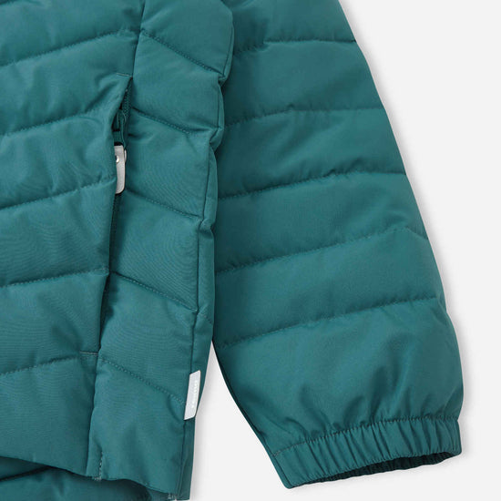 Giacca leggera isolante Reima Uumaja per bambini, colore Dark Teal – Dettagli prodotto 2