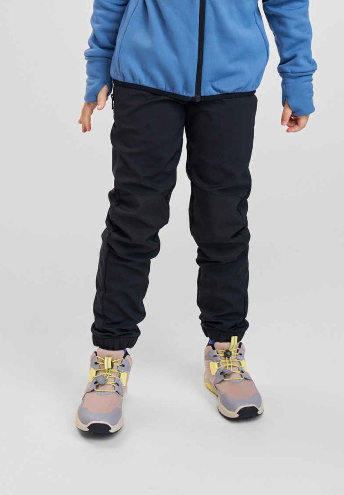 Pantalones de montaña Reima Menoon para niños – Negro