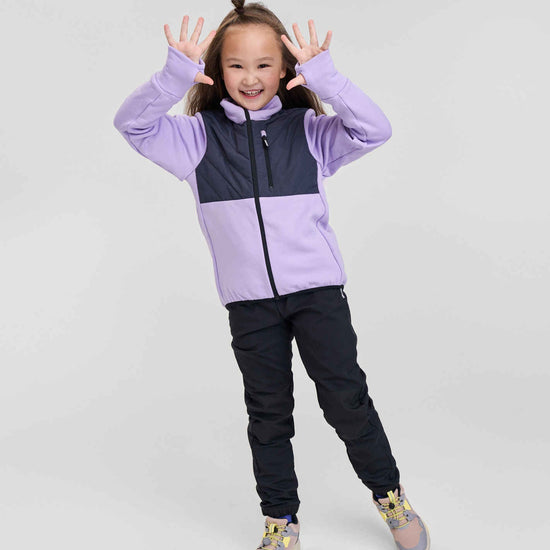 Pantalones de montaña Reima Menoon para niños – Negro