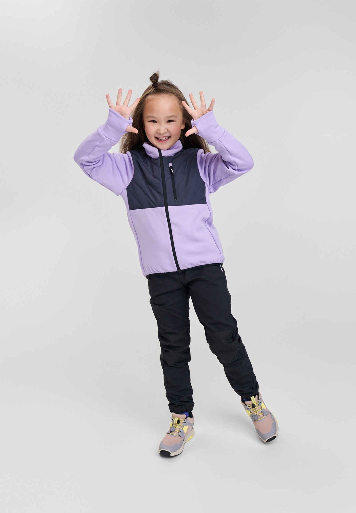 Pantalones de montaña Reima Menoon para niños – Negro