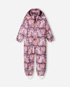 Combinaison de pluie Reima Moomin Rapakko pour enfants, rose pâle – Photo de produit (face avant)