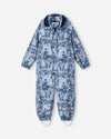 Combinaison de pluie Reima Moomin Rapakko pour enfants, couleur Airy Blue – Photo de présentation (face avant)