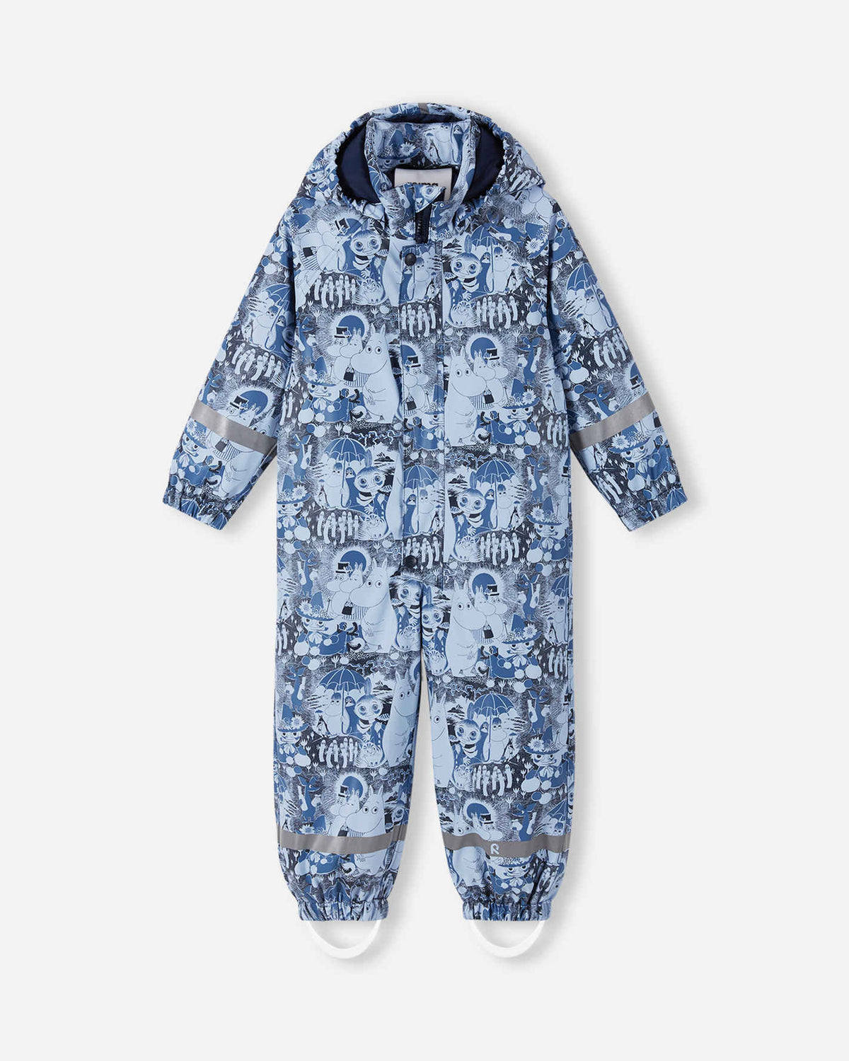 Combinaison de pluie Reima Moomin Rapakko pour enfants, couleur Airy Blue – Photo de présentation (face avant)