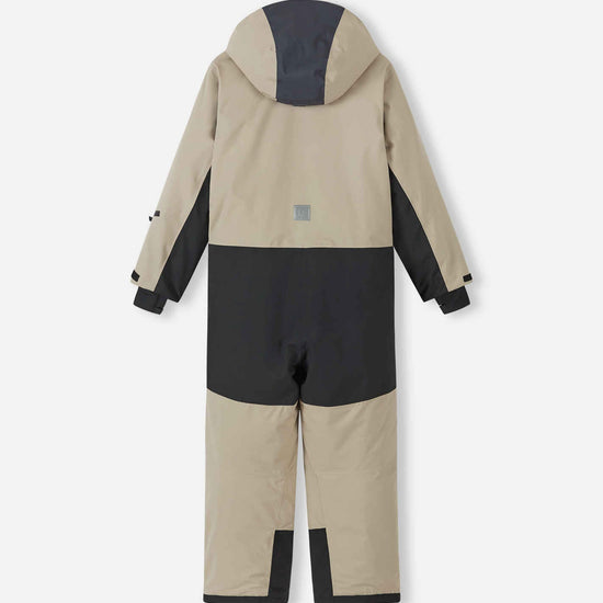Combinaison de ski Reima Skaulo ReimaTec pour enfants, couleur Earthy Beige – Photo de produit (verso)