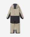 Combinaison de ski Reima Skaulo ReimaTec pour enfants, couleur Earthy Beige – Photo de produit (verso)