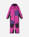 Combinaison de neige Reima Skaulo ReimaTec pour enfants, couleur fuchsia – Photo de présentation (face avant)