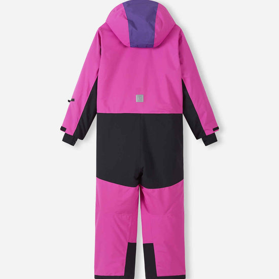 Combinaison de ski Reima Skaulo ReimaTec pour enfants, couleur fuchsia – Photo de produit (verso)