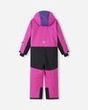 Combinaison de ski Reima Skaulo ReimaTec pour enfants, couleur fuchsia – Photo de produit (verso)
