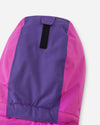 Combinaison de ski Reima Skaulo ReimaTec pour enfants, couleur fuchsia – Détail au niveau des genoux