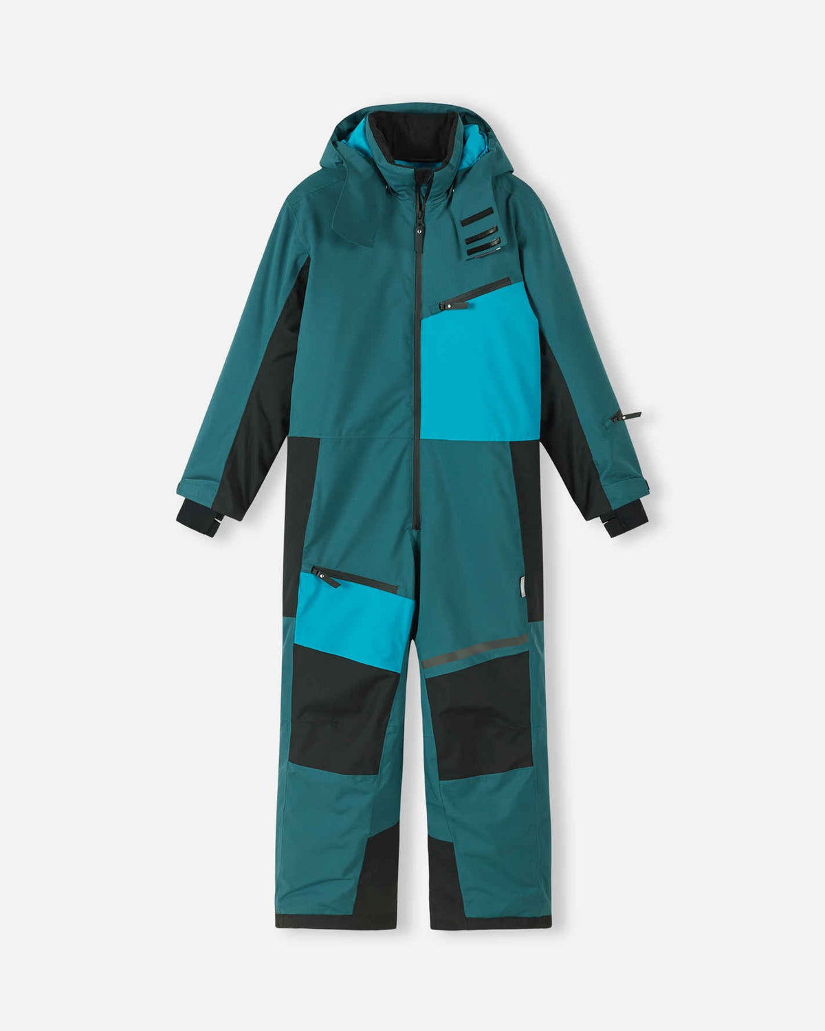 Combinaison de ski Reima Skaulo ReimaTec pour enfants, couleur Dark Teal – Photo de produit (face avant)